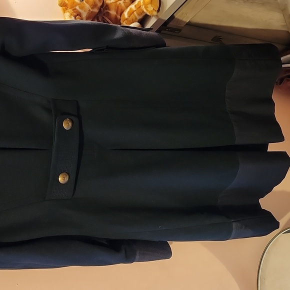 J. Crew Black Thrench Coat - Picture 10 of 16